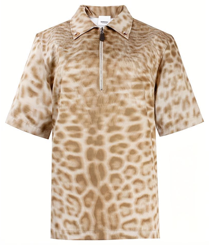 women-burberry-half-zip-pullover-cotton-leopard-print-shirt-beige-45605151