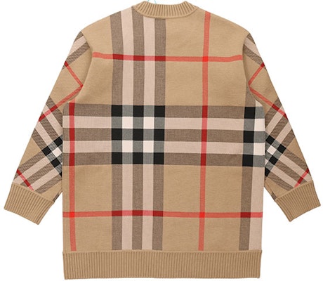 (W) Burberry Heritage Beige Check Jacquard Wool Sweater Beige klasik. 80391521 Lookbook (W) Burberry Heritage Beige Check Jacquard Wool Sweater Beige klasik. 80391521