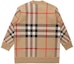 Lookbook (W) Burberry Heritage Beige Check Jacquard Wool Sweater Beige klasik. 80391521