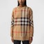 Details for (W) Burberry Heritage Beige Check Jacquard Wool Sweater Beige klasik. 80391521