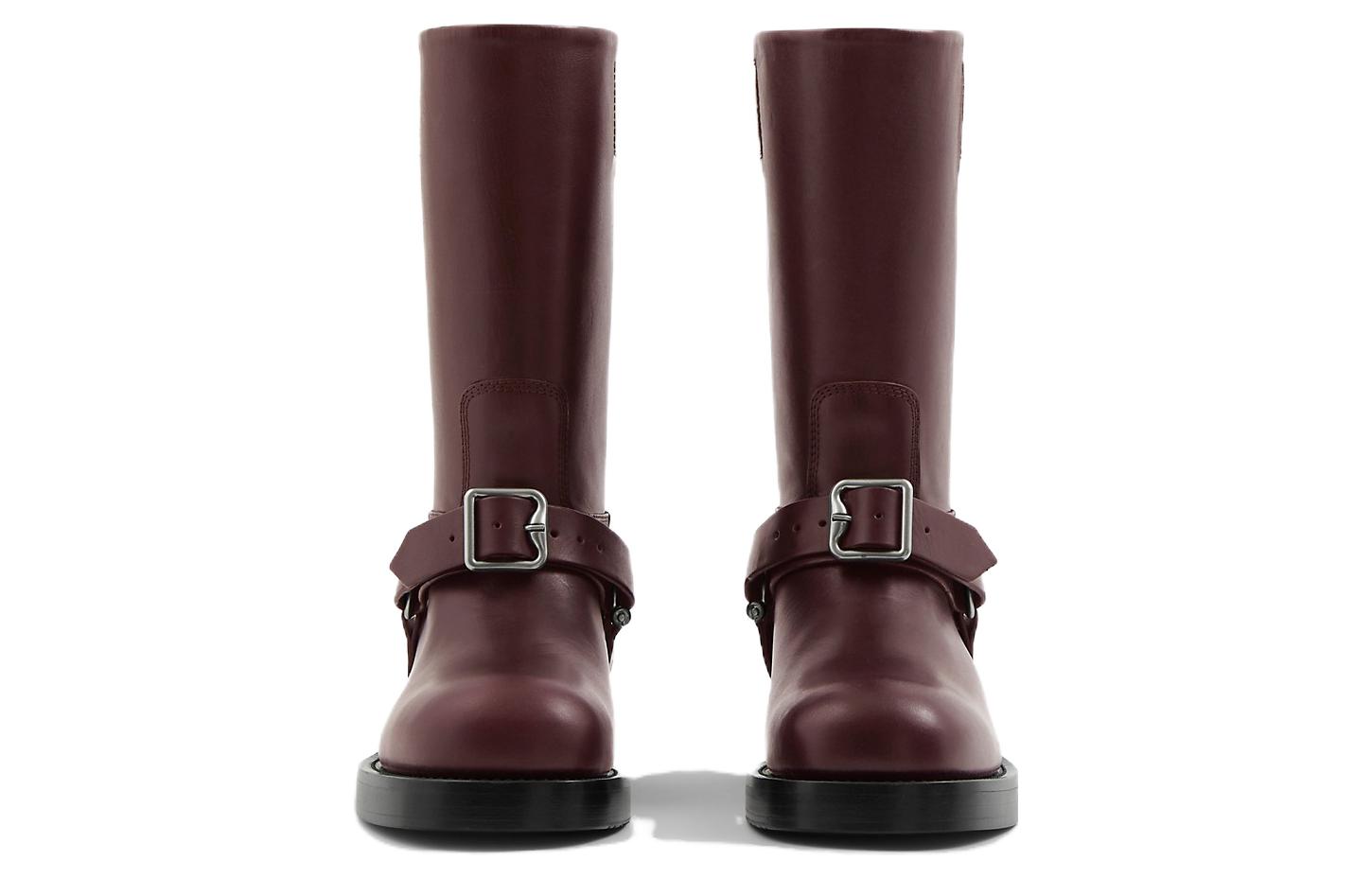 (W) Burberry High-Top Boot 'Purple Red' 圖 2