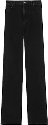 (W) Burberry Celana Jeans Wanita High-Waisted Straight-Leg Kasual - Hitam. 80718881 Order (W) Burberry Celana Jeans Wanita High-Waisted Straight-Leg Kasual - Hitam. 80718881