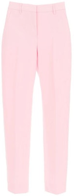 (Women) Burberry High-Waisted Tapered Casual Pants Pink. 80474711 Order (Women) Burberry High-Waisted Tapered Casual Pants Pink. 80474711