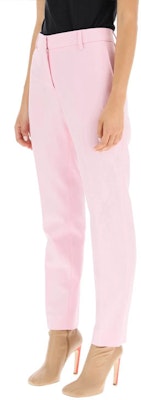 (Women) Burberry High-Waisted Tapered Casual Pants Pink. 80474711 Purchase (Women) Burberry High-Waisted Tapered Casual Pants Pink. 80474711