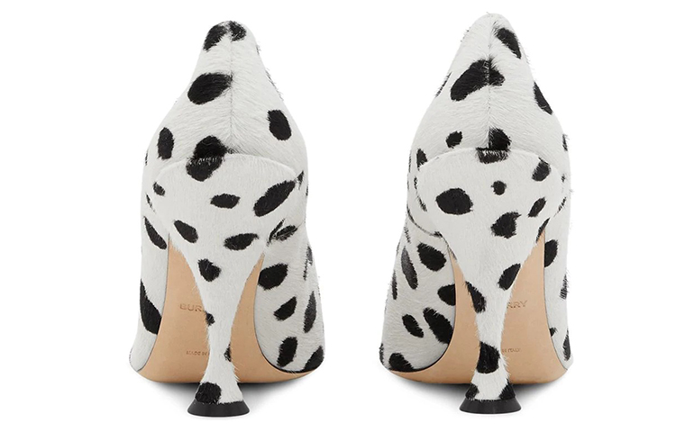 (W) Burberry High Heel 'Dalmatian Print Black and White' 圖 4