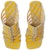 (W) Burberry Selipar Tumit Tinggi Kapas 'Hunter Yellow' 80774701