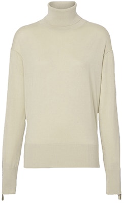 (W) Burberry Baju Sejuk Leher Tinggi Merino Wool Silk Warna Putih Krim. 80191881 Order (W) Burberry Baju Sejuk Leher Tinggi Merino Wool Silk Warna Putih Krim. 80191881