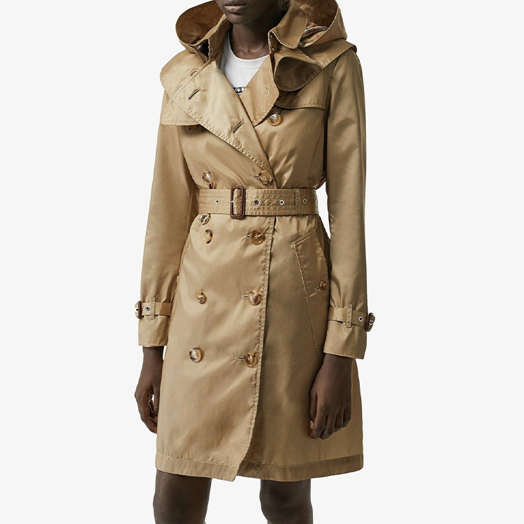 Lookbook (W) Burberry Trench Coat Honey Beige Double Breasted Panjang Sedang 80140171