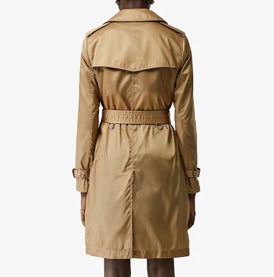 (W) Burberry Trench Coat Honey Beige Double Breasted Panjang Sedang 80140171 Shop (W) Burberry Trench Coat Honey Beige Double Breasted Panjang Sedang 80140171
