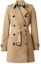 Order (Women) Burberry Honey Beige Mid-Length Trench Coat Double-Breasted 80271961