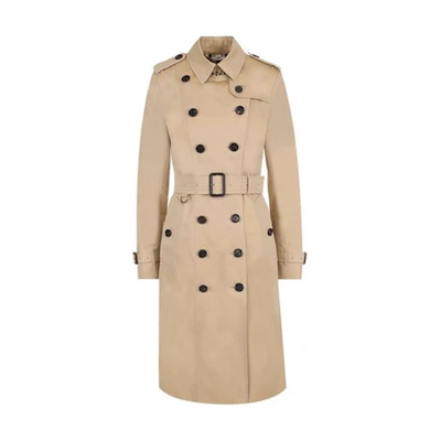 (Women) Burberry Honey Double-Breasted Long Trench Coat. 40069041