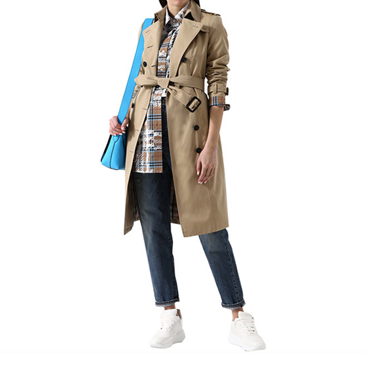 (Women) Burberry Honey Double-Breasted Long Trench Coat. 40069041 圖 4