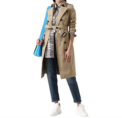 (Women) Burberry Honey Double-Breasted Long Trench Coat. 40069041 Shop (Women) Burberry Honey Double-Breasted Long Trench Coat. 40069041