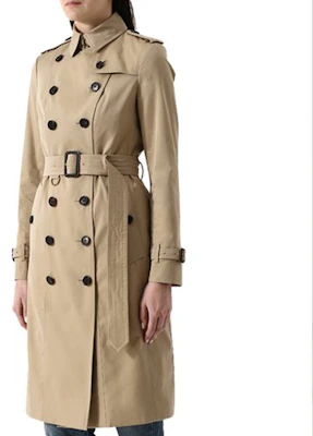 (Women) Burberry Honey Double-Breasted Long Trench Coat. 40069041 Purchase (Women) Burberry Honey Double-Breasted Long Trench Coat. 40069041