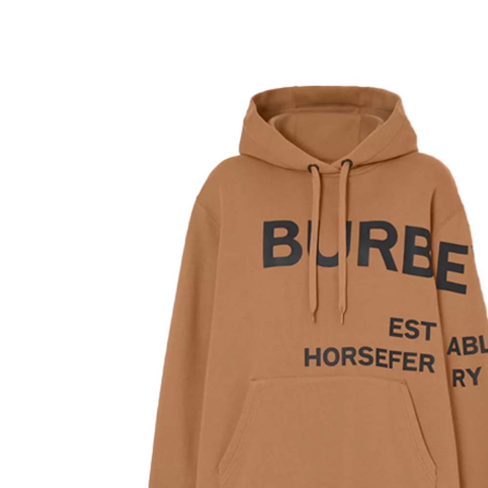 (Women) Burberry Horseferry Logo Print Hoodie Camel 80489281 圖 7