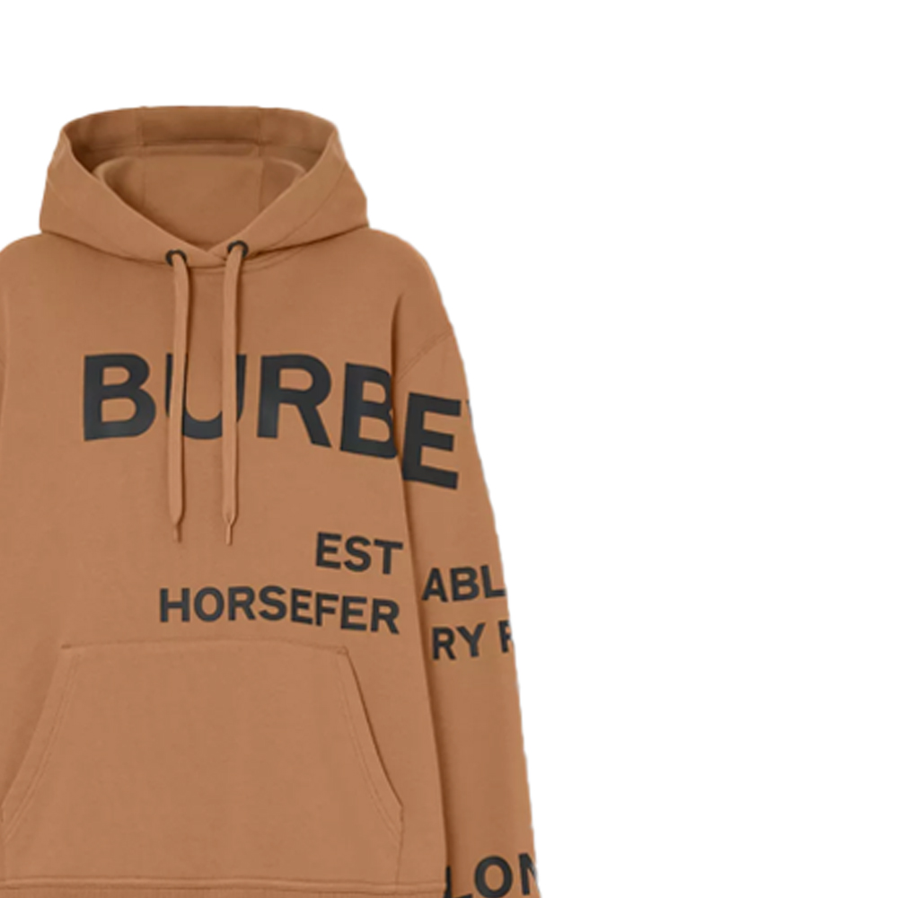 (Women) Burberry Horseferry Logo Print Hoodie Camel 80489281 圖 9