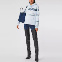 Lookbook (Women) Burberry Horseferry Print Pullover Sweatshirt Light Blue 80407681