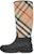 (W) But Burberry House Check-Panel Rain Boots 'Coklat' 80419601
