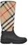 Order (W) But Burberry House Check-Panel Rain Boots 'Coklat' 80419601