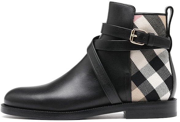 (W) Burberry Sepatu Boot Ankle Kotak Hitam 8042366 Buy (W) Burberry Sepatu Boot Ankle Kotak Hitam 8042366
