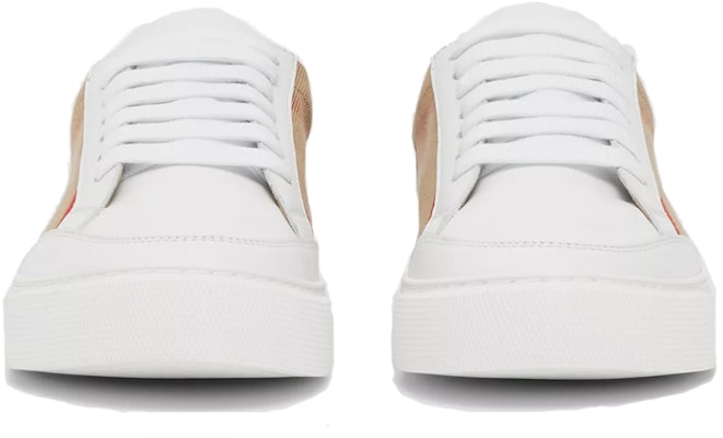 (Women) Burberry House Leather 'Checkered Patchwork White' 80243261 Shop (Women) Burberry House Leather 'Checkered Patchwork White' 80243261