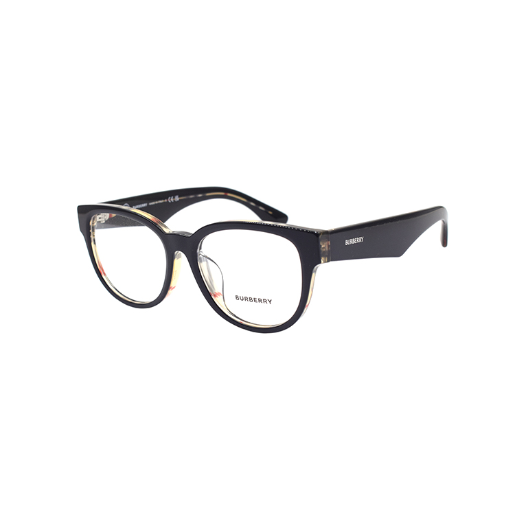Order (Women) Burberry Icon Check Round Optical Glasses Women Black B2410-F-4121