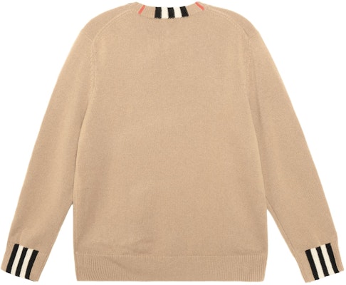 (W) バーバリー アイコン ストライプ カシミア セーター アーカイブ ベージュ 80203911 Lookbook (W) バーバリー アイコン ストライプ カシミア セーター アーカイブ ベージュ 80203911