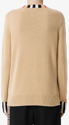 (W) バーバリー アイコン ストライプ カシミア セーター アーカイブ ベージュ 80203911 Details for (W) バーバリー アイコン ストライプ カシミア セーター アーカイブ ベージュ 80203911