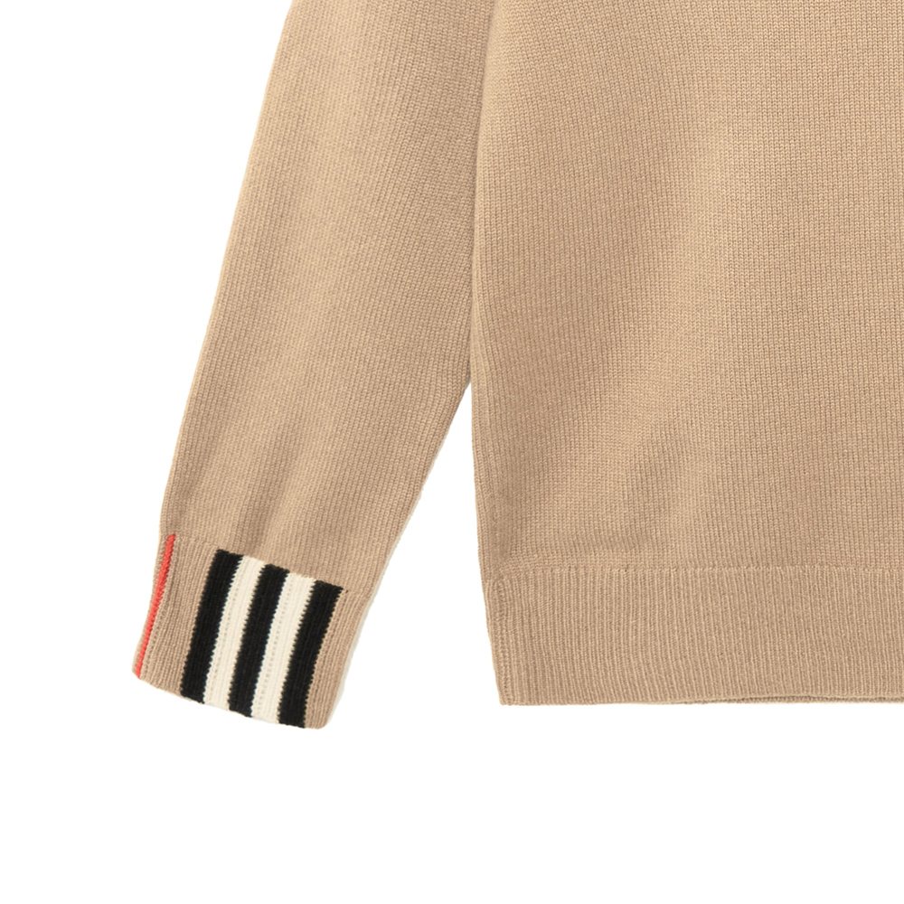 Cheap (W) バーバリー アイコン ストライプ カシミア セーター アーカイブ ベージュ 80203911