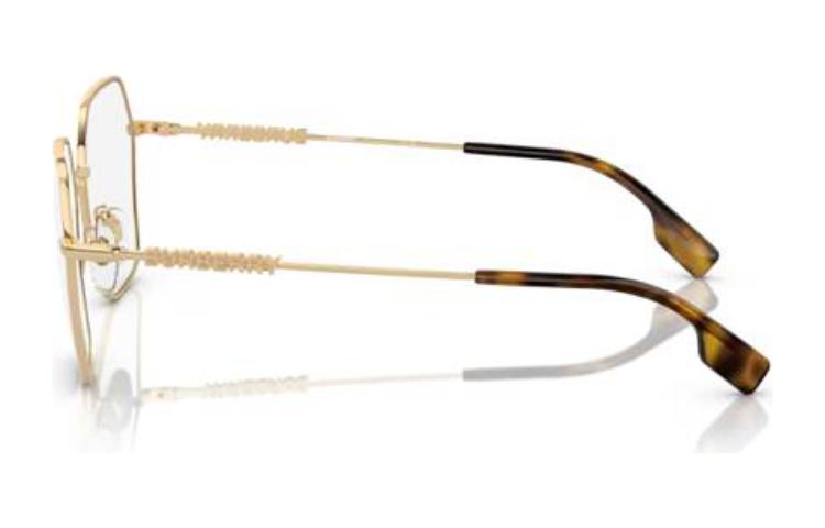 Purchase (W) Burberry金色不規則鏡框女眼鏡，附品牌標誌設計。 BE13811109