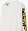 Cheap (W) Burberry Ivy Print Oversized Long Sleeve T-Shirt Wanita SS24 - Salt Crystal. 80906421