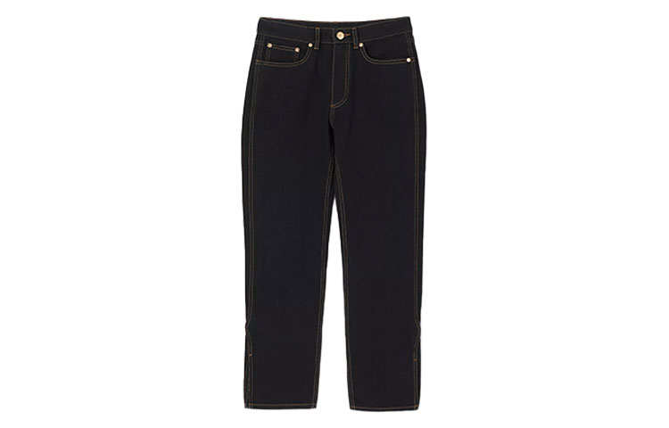 (Women) Burberry Japan Selvedge Black Straight-Leg Jeans 80334951 圖 2