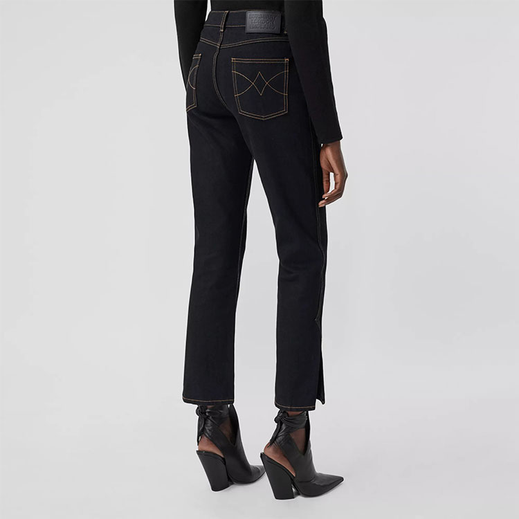 (Women) Burberry Japan Selvedge Black Straight-Leg Jeans 80334951 圖 4