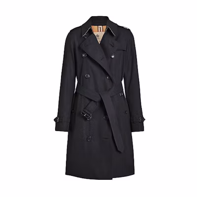 (Women) Burberry Kensington Trench Coat in Midnight Blue 40733711