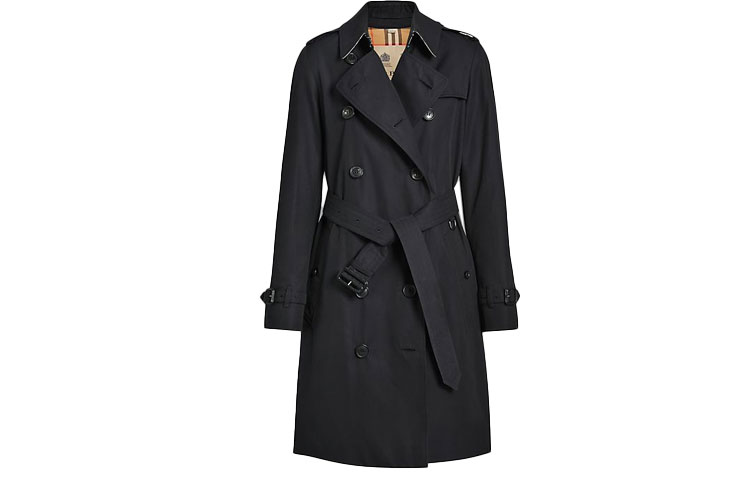 Order (W) Burberry Kensington 深藍色風衣外套 40733711