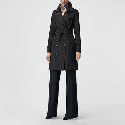 (W) Burberry Kensington 深藍色風衣外套 40733711 Purchase (W) Burberry Kensington 深藍色風衣外套 40733711