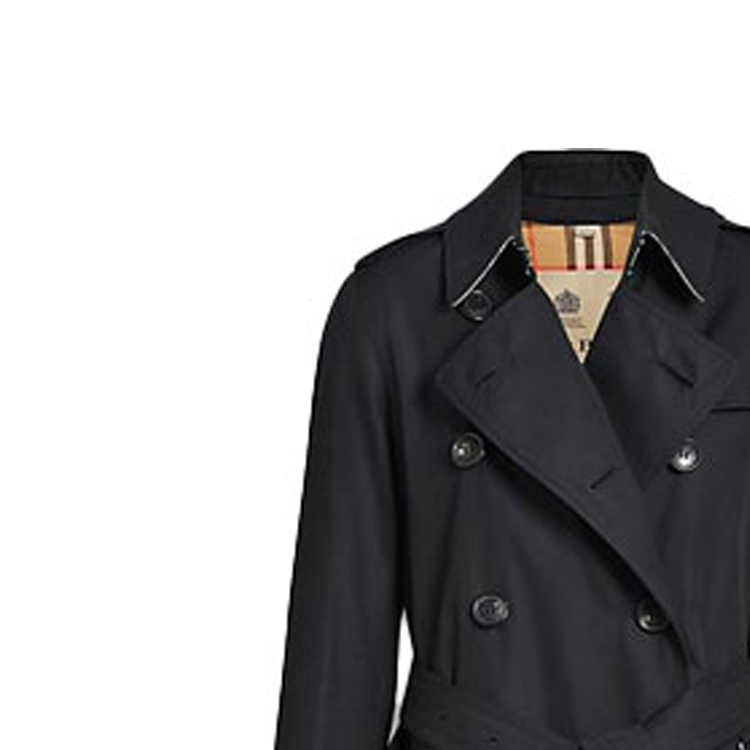 Sizing (W) Burberry Kensington 深藍色風衣外套 40733711