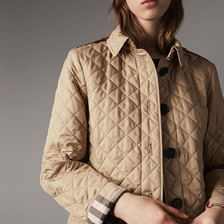 (Women) Burberry Khaki Single-Breasted Jacket 80213621 圖 5