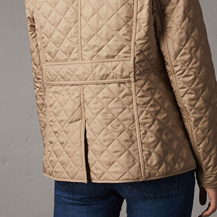 (Women) Burberry Khaki Single-Breasted Jacket 80213621 圖 7
