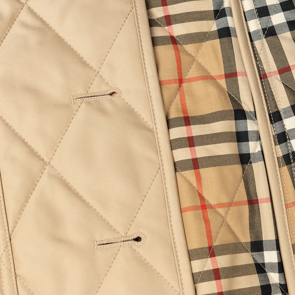 (Women) Burberry Khaki Single-Breasted Long Sleeve Cotton Jacket 80233211 圖 11