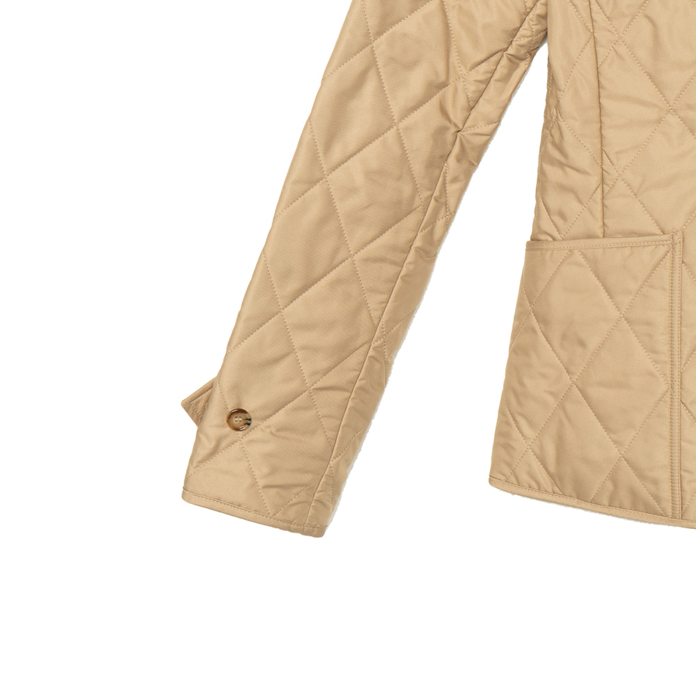 (Women) Burberry Khaki Single-Breasted Long Sleeve Cotton Jacket 80233211 圖 9