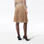 Purchase (W) Burberry Khaki Striped A-Line Pleated Midi Skirt dalam Warna Khaki. 80256711