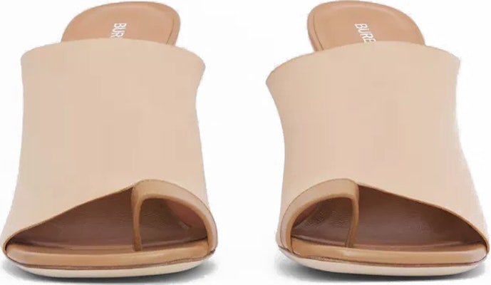 (Women) Burberry Knit and Leather Mule 'Beige' 80526181 Order (Women) Burberry Knit and Leather Mule 'Beige' 80526181