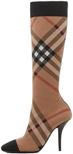 (W) Bota Alta Burberry Tejida a Cuadros 'Negra' 80478191 Buy (W) Bota Alta Burberry Tejida a Cuadros 'Negra' 80478191