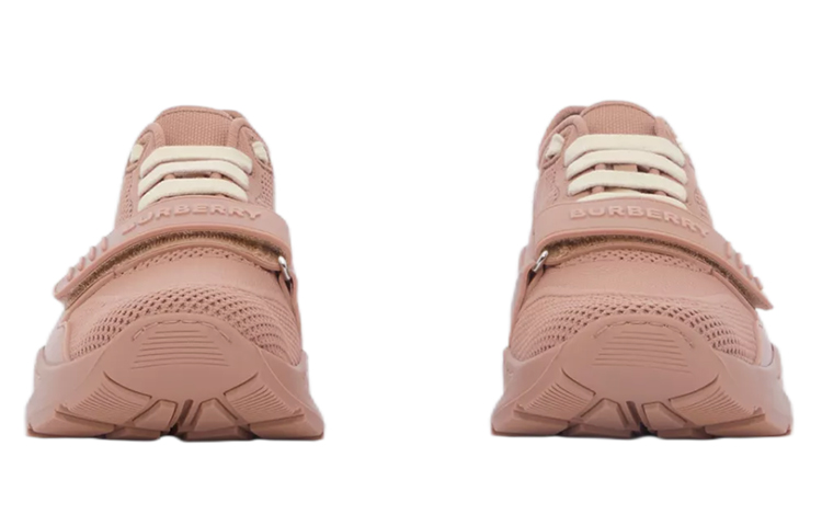 (W) Burberry Knit Elastic Nylon Sneaker 'Beige' 圖 3