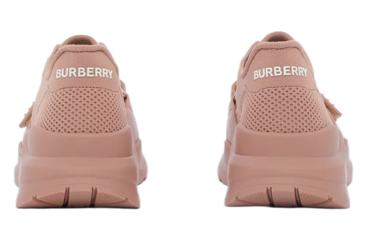 (W) Burberry Knit Elastic Nylon Sneaker 'Beige' 圖 5