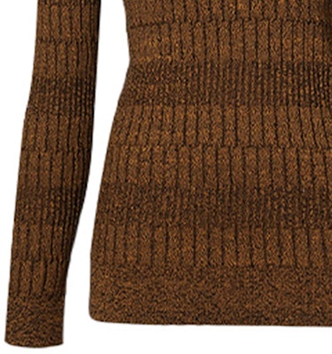 (W) Suéter Burberry de punto cuello alto en naranja brillante. 80363021 Cheap (W) Suéter Burberry de punto cuello alto en naranja brillante. 80363021