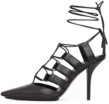(Women) Burberry Lace-Up Cut-Out Leather High Heels 'Black' 80419481 Buy (Women) Burberry Lace-Up Cut-Out Leather High Heels 'Black' 80419481