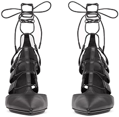 (Women) Burberry Lace-Up Cut-Out Leather High Heels 'Black' 80419481 Shop (Women) Burberry Lace-Up Cut-Out Leather High Heels 'Black' 80419481