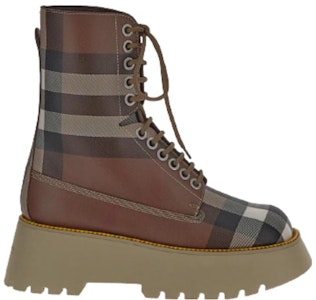 (W) Burberry Sepatu Boot Pendek Tali 'Fashion Cokelat Kemerahan' 80608141 Order (W) Burberry Sepatu Boot Pendek Tali 'Fashion Cokelat Kemerahan' 80608141